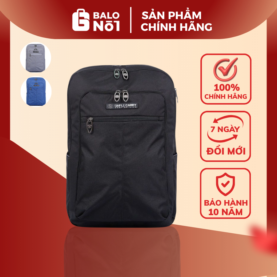 [SIMPLE CARRY] Balo Laptop Chính Hãng Simple Carry K6
