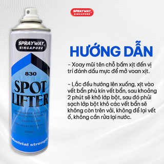 Chai xịt tẩy dầu CF Spot Lifter 830