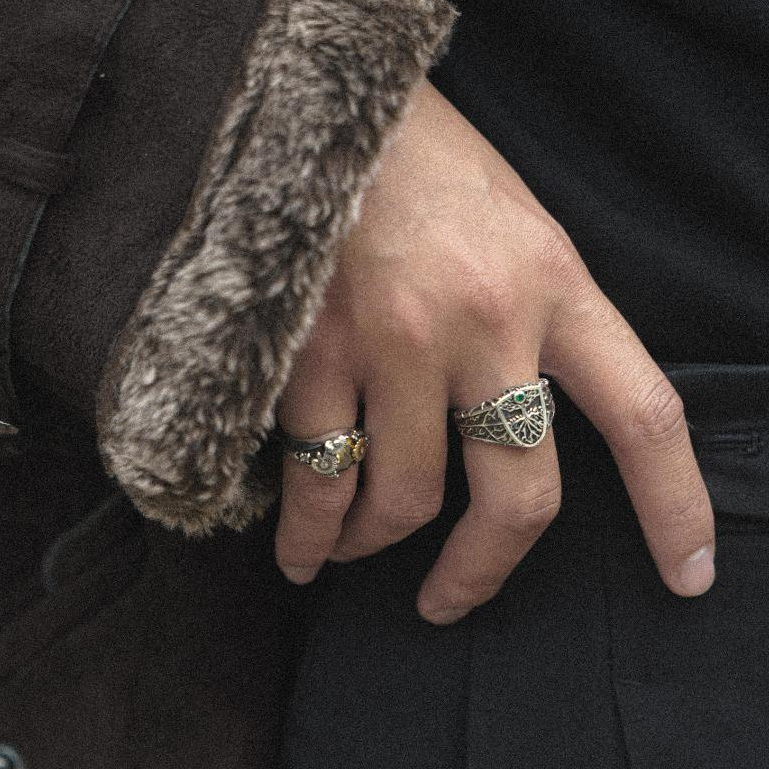 Nhẫn bạc bạc Nam,nữ HeliSilver Arboris Helios