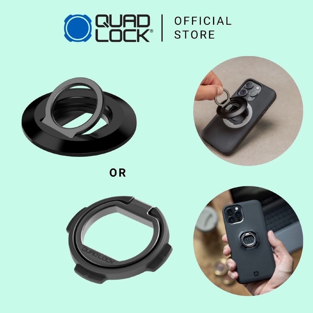 Vòng Đỡ Điện Thoại Quad Lock Phone Ring Gắn Lưng Ốp Điện Thoại – Có MAG & Không MAG