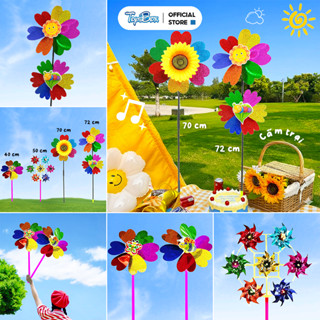 Chong Chóng Nhiều Màu, Chong Chóng Cầu Vồng,Chóng Trang Trí Cafe Nhà Sách làm đồ chơi cho bé