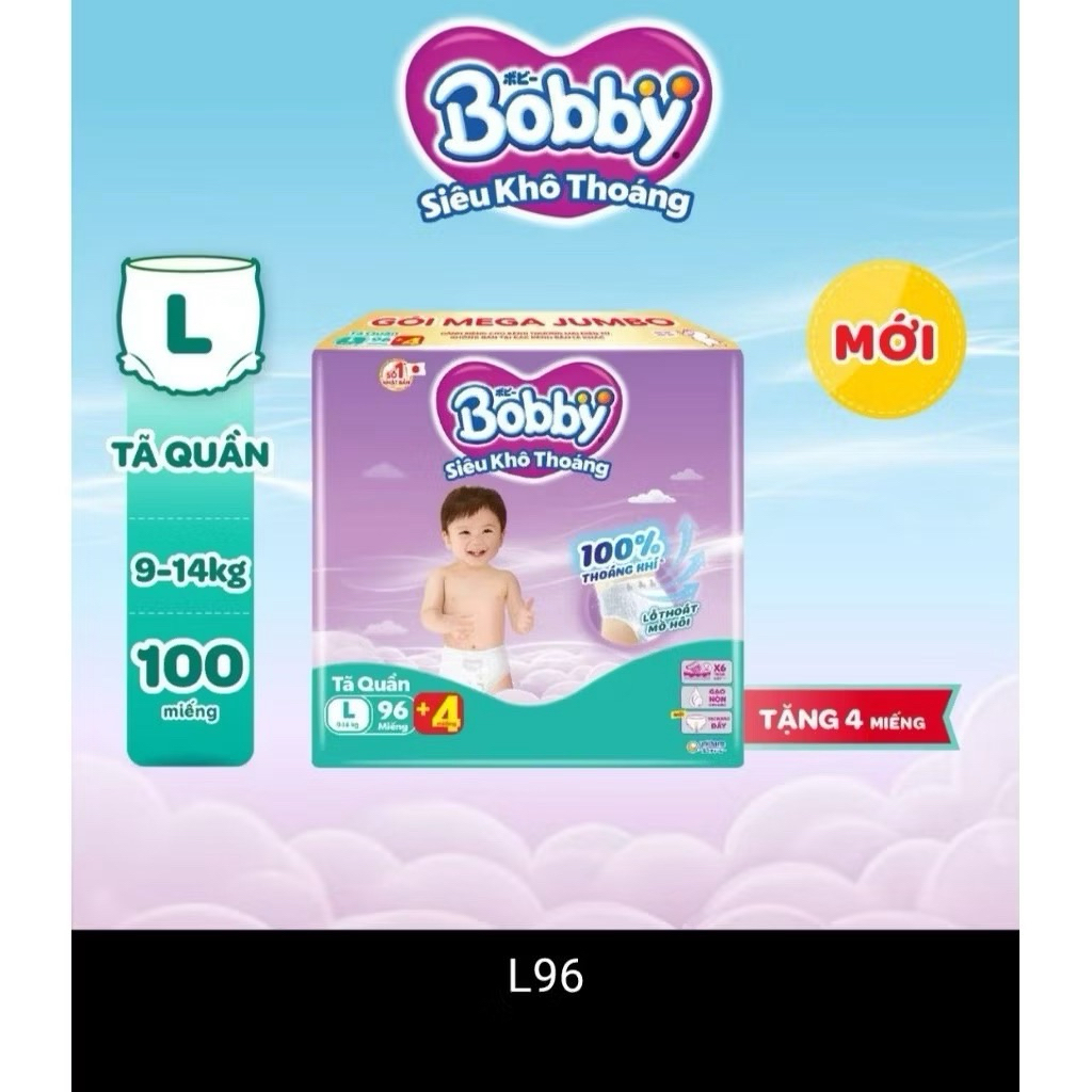 TÃ QUẦN BOBBY SIZE M112+6/L94+12/XL 84+12/XXL76+12