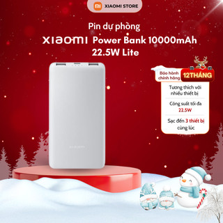  Pin sạc dự phòng Xiaomi Power Bank 10000mAh 22.5W Lite - Bảo hành chính hãng 