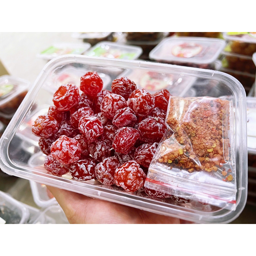 Hộp 500g Ô mai mận cơm xí muội-Hàng L1 quả siêu to-(TẶNG KÈM MUỐI Ô MAI)