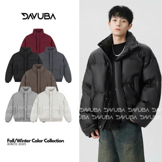 DAVUBA I Áo Phao Boxy (Ver2) Dày Dặn Tay Dài Cổ Cao Nam Nữ SM162