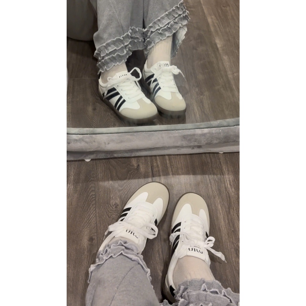 Giày Thể Thao Đế Nâu Siêu Nhẹ