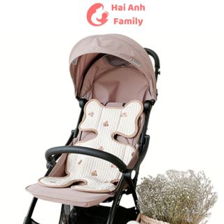  Tấm lót xe đẩy cho bé cotton mềm mại thoáng khí cực kì thỏa mái cho bé 