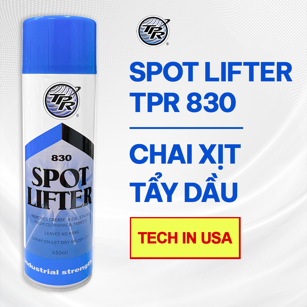 Chai xịt tẩy dầu Spot Lifter TPR 830 dành cho may mặc