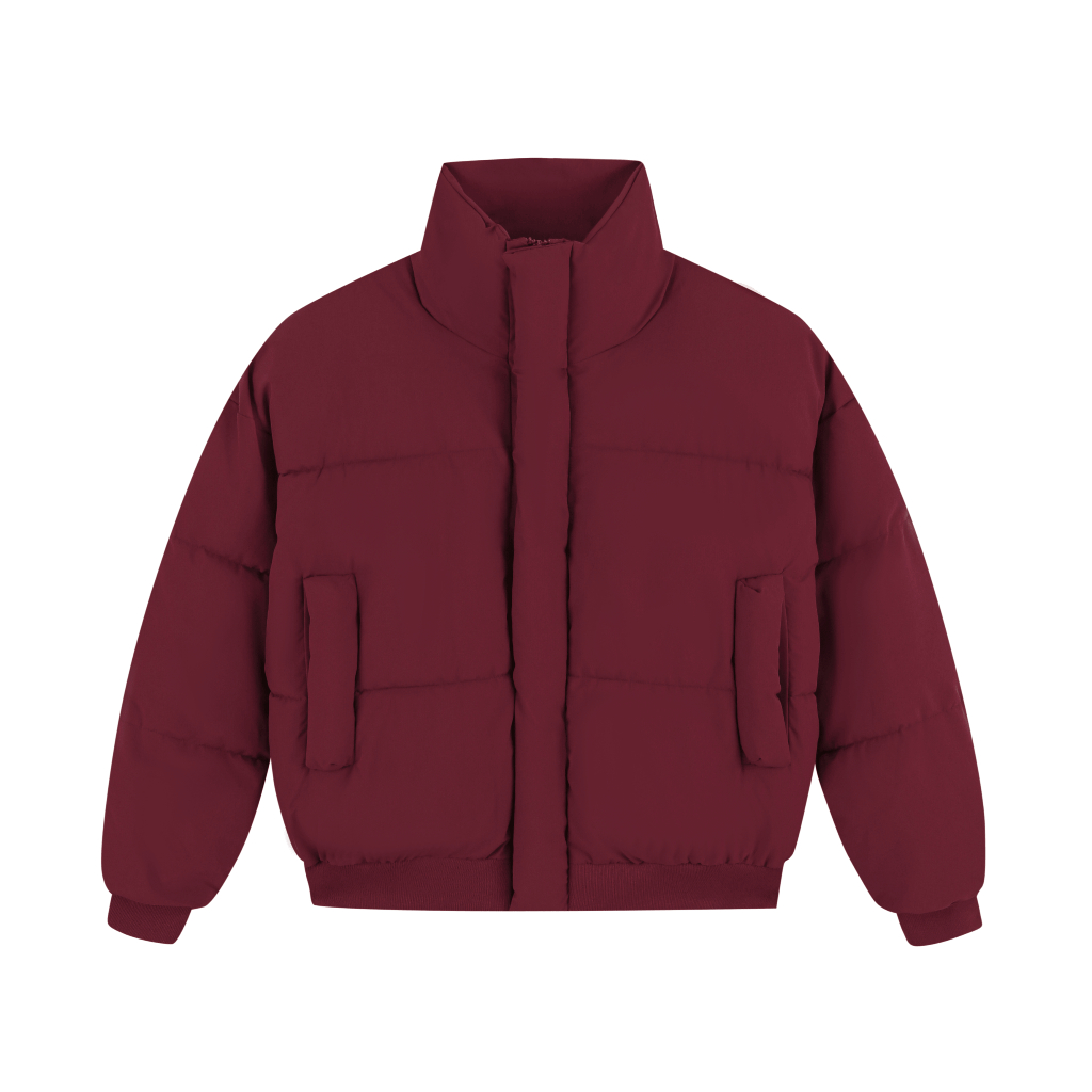 DAVUBA I Áo Phao Boxy (Ver2) Dày Dặn Tay Dài Cổ Cao Nam Nữ SM162 | BigBuy360 - bigbuy360.vn