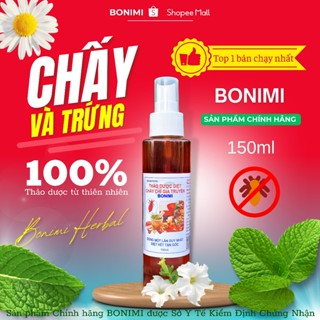 Xịt Ủ Chấy. Dầu Gội Sạch Chấy Và Trứng BONIMI 150ml. Ủ Chấy. Dầu Gội Chấy Chí Cho Bé