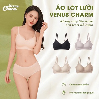 Áo Lót Lười eMfit Venus Charm Không Gọng, Không Đường Viền, Đệm Mỏng, Áo Bra Nâng Đẩy Siêu Nhẹ - 0676