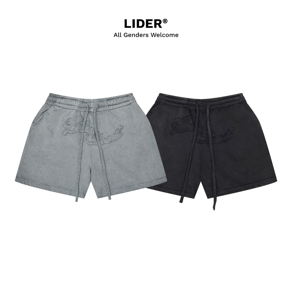 Quần Shorts Nỉ Dày Dặn Thêu Logo LIDER OUTSIDER SWEATSHORTS