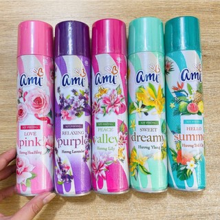 [Mẫu mới] Bình xịt phòng Ami hương trái cây 280ml