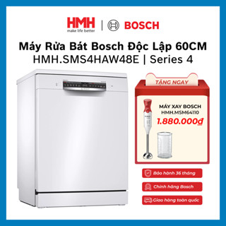   CHÍNH HÃNG  Máy Rửa Chén Độc Lập 13 Bộ BOSCH Series 4 xuất xứ Germany HMH.SMS4HAW48E 