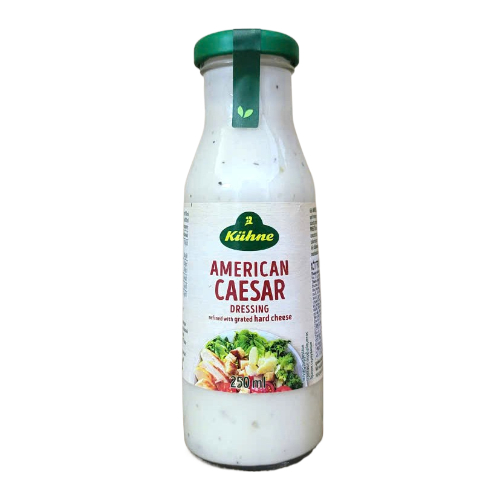 KUEHNE -- chai CAESAR 250ml -- SỐT TRỘN SALAD KIỂU MỸ American Caesar Dressing with Grated Hard Chee