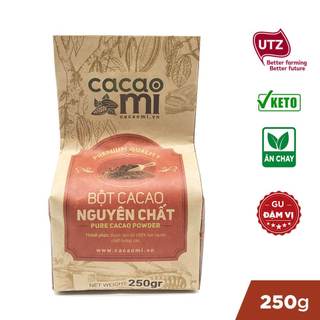 Bột Cacao Nguyên Chất Premium – Gu Đậm Vị (Túi 250g)