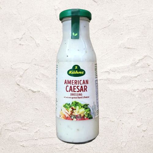 KUEHNE < chai CAESAR 250ml > SỐT TRỘN SALAD KIỂU MỸ American Caesar Dressing with Grated Hard Cheese