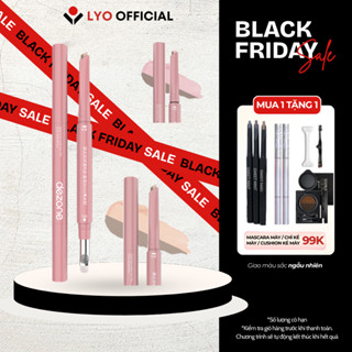   XẢ KHO  Bút kẻ bọng mắt 2 đầu 3D Dezone Sweetmint Bút vẽ bọng mắt nhũ sáng bắt sáng hightlight siêu tự nhiên 