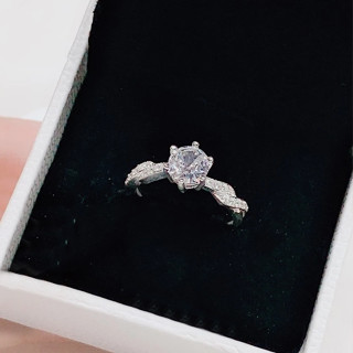 Nhẫn bạc PMJ nhẫn nữ xoắn gai cách điệu tinh tế S925 dày dặn PMJSM0714N Phuc Minh Jewelry