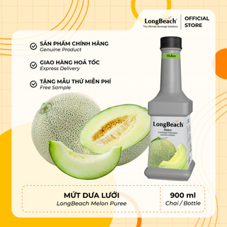   HSD 17 03 2026  Mứt Dưa Lưới Xanh - LongBeach Melon Fruit Based Preperation 900 ml 