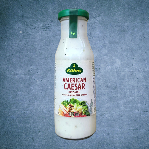 KUEHNE << chai CAESAR 250ml >> SỐT TRỘN SALAD KIỂU MỸ American Caesar Dressing with Grated Hard Chee