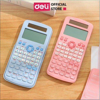 Máy Tính Cầm Tay Học Sinh Deli, Máy Tính CD580VN 521 Chức Năng Tiện Lợi, Máy Tính Khoa Học
