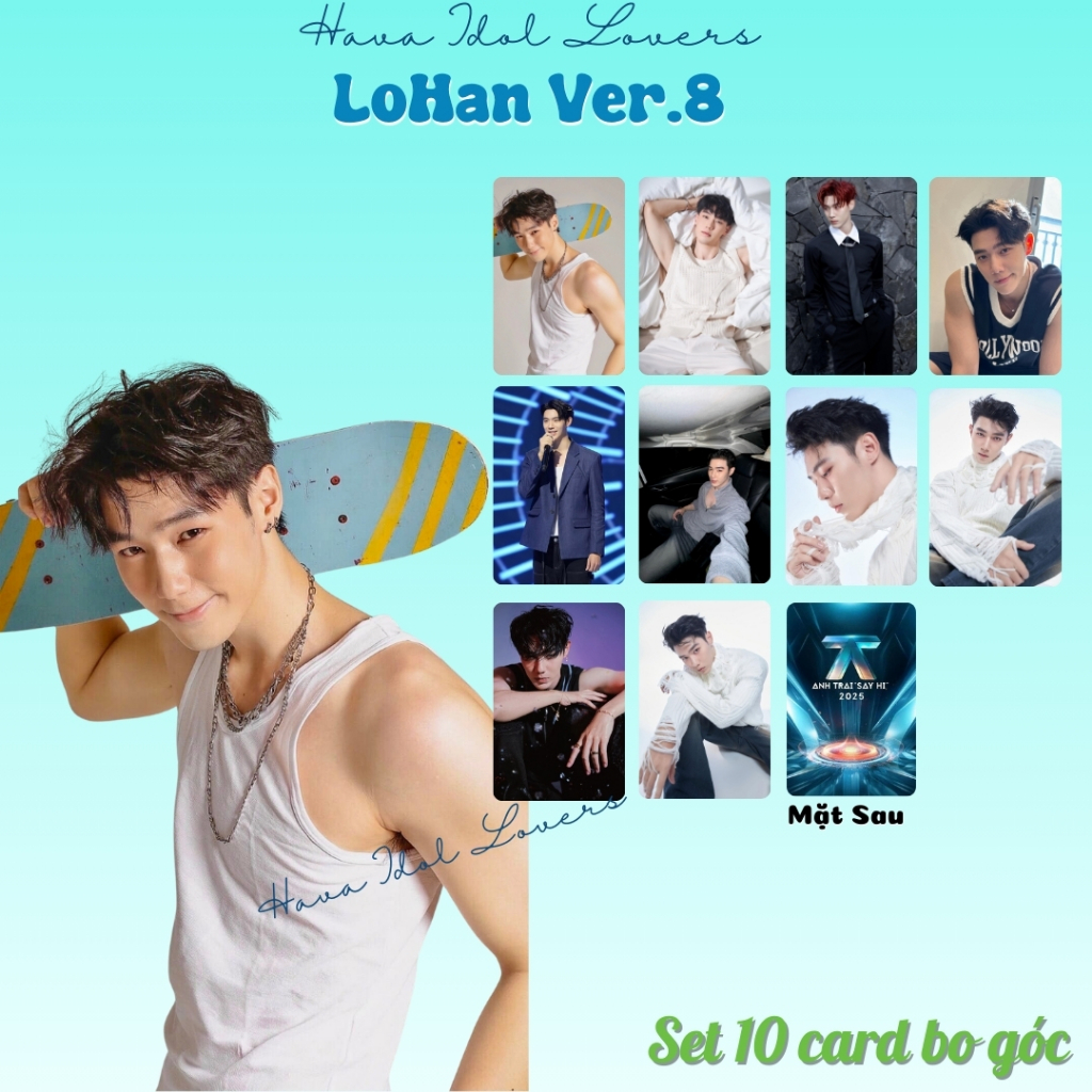 SET 10 Card Bo Góc LOHAN - "Hoàng Tử Ballad" Gen Z | Photocard tặng kèm Sleeve