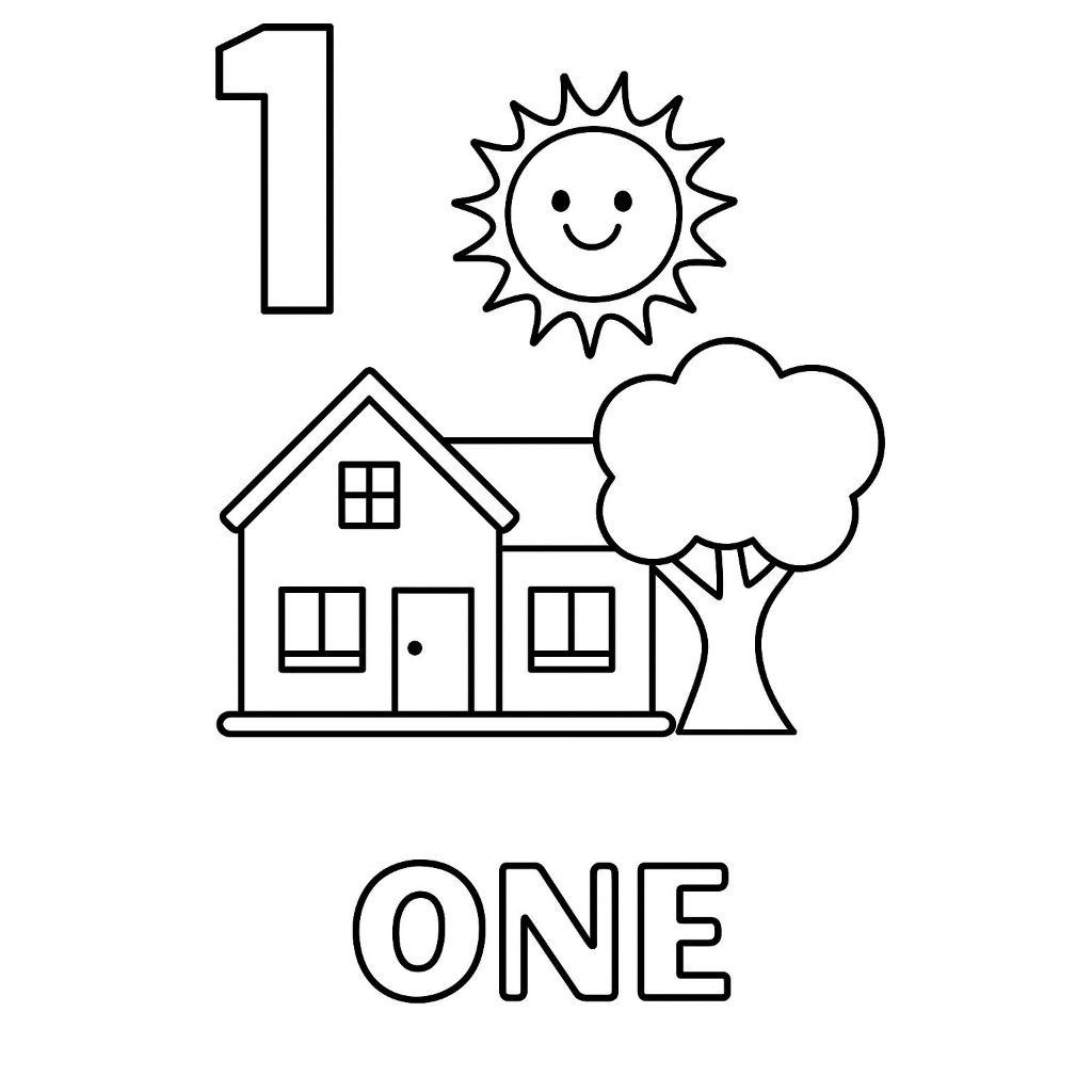 combo Tranh Tô Màu Chữ Số 1-100 Tiếng Anh [MẪU03] - Set 50 Tranh -M140