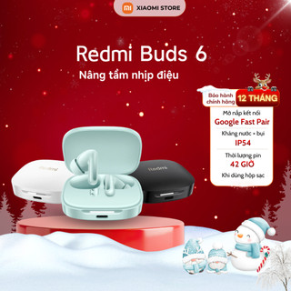  Tai nghe Bluetooth XIAOMI REDMI Buds 6 - chính hãng - Bảo hành 12 tháng 