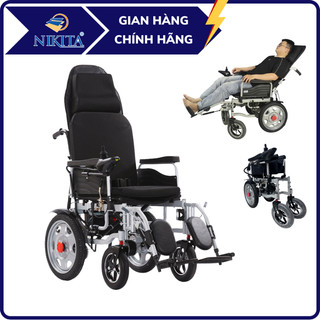  Xe lăn điện ngả lưng nâng chân động cơ mạnh di chuyển tốt trên mọi địa hình chính hãng Nikita 