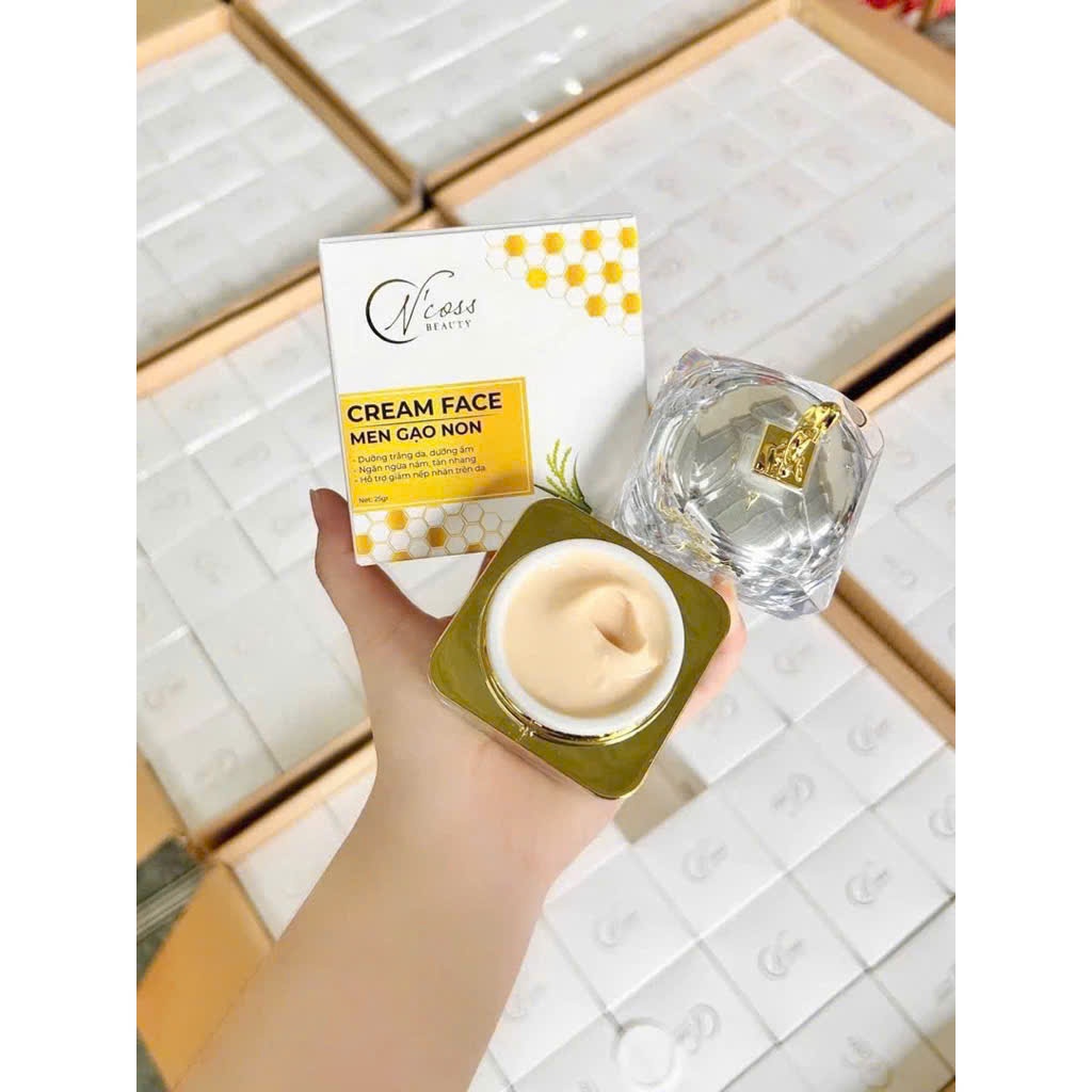 [Mẫu Mới] Kem Face Đông Trùng Thanh Nhi Nicos Beauty - Kem Dưỡng Trắng Da Mờ Thâm Mụn Nicos