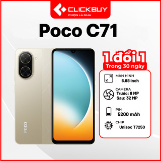  Điện thoại Xiaomi Poco C71 4GB 128GB chính hãng 
