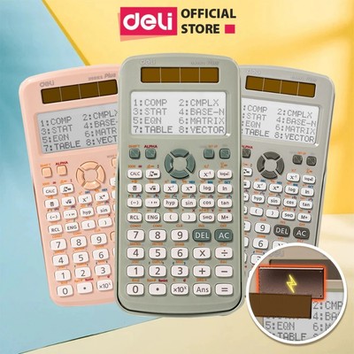 Máy Tính Cầm Tay Deli ED991ES Deli CHo Học Sinh, Sinh Viên Máy Tính Bỏ Túi Nhiều Chức Năng Cao Cấp