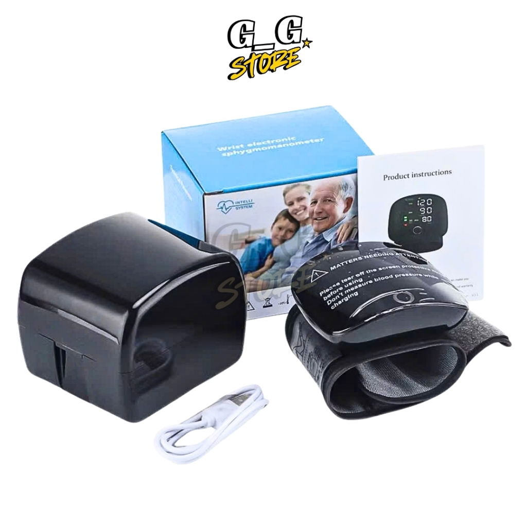 Máy Đo Huyết Áp Điện Tự Cổ Tay Cho Người Già & GĐ -Màn Hình LCD -Đo Chính Xác -Dễ Sử Dụng -GGStore