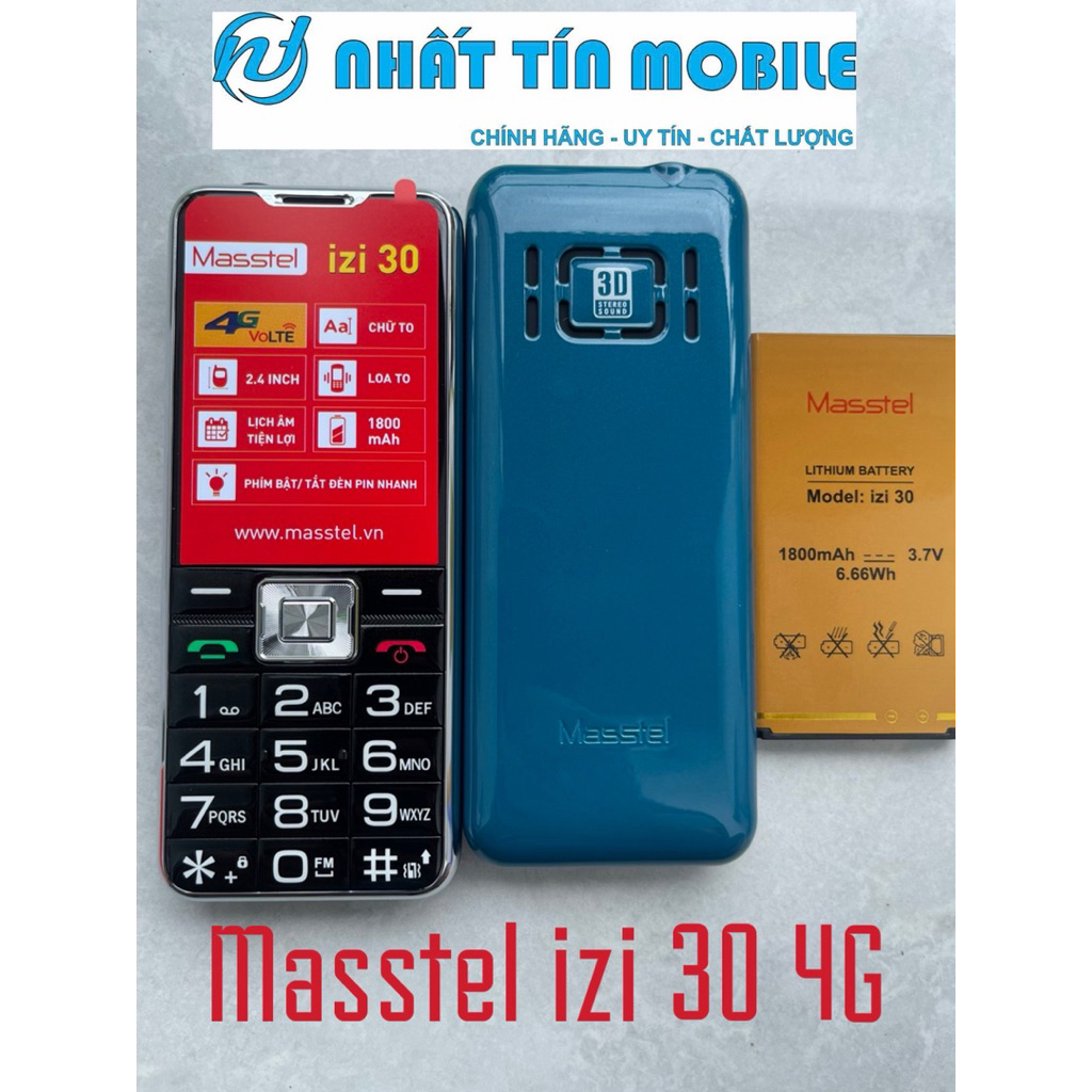 Masstel izi 30 4G Chính Hãng