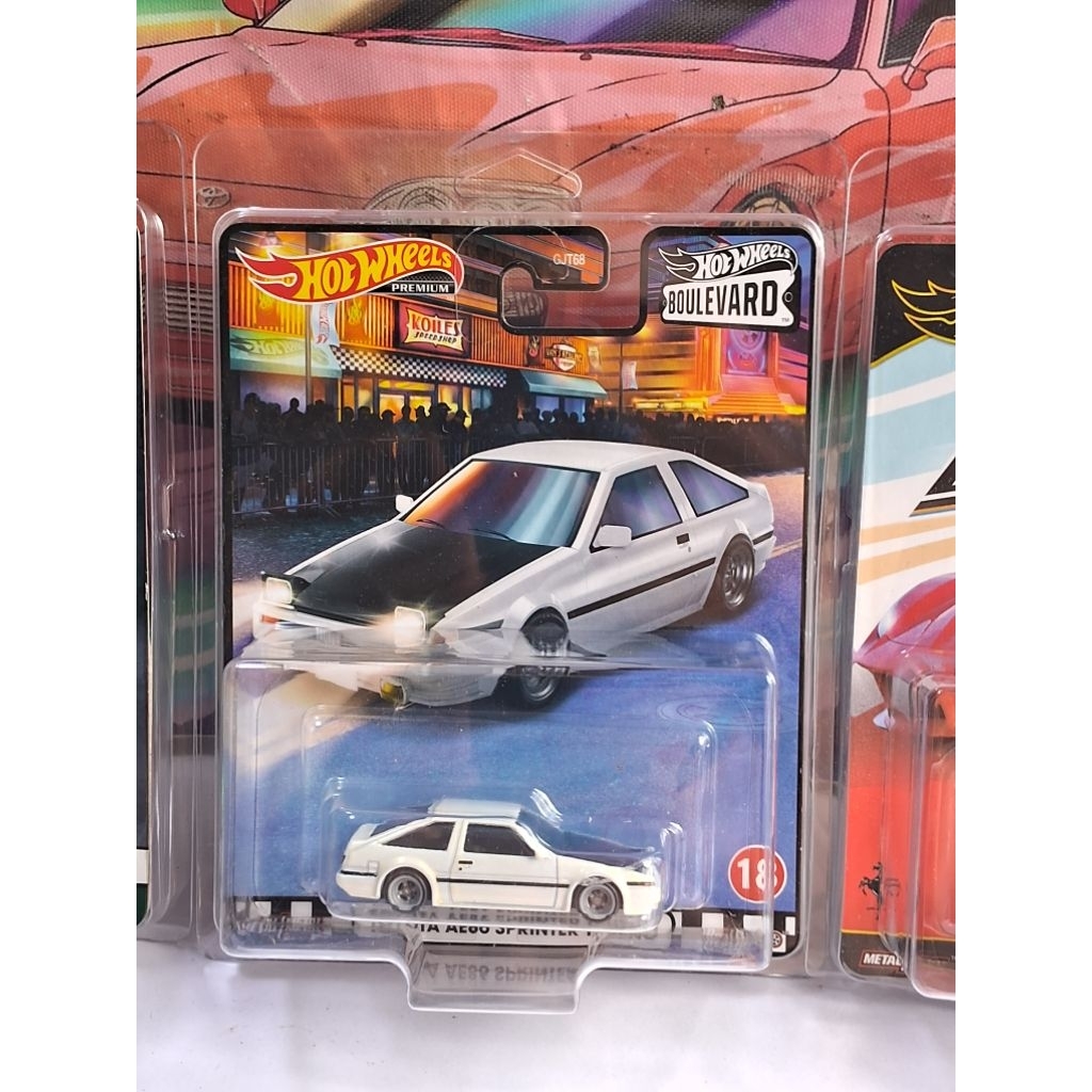 HOT WHEELS PREMIUM BOULEVARD TOYOTA AE86 SPRINTER TRUENO