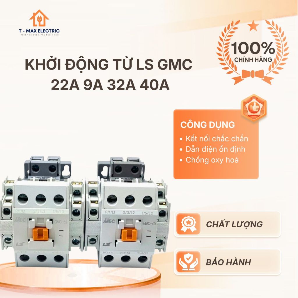 Khởi Động Từ LS GMC 22A 9A 32A 40A Chất Lượng