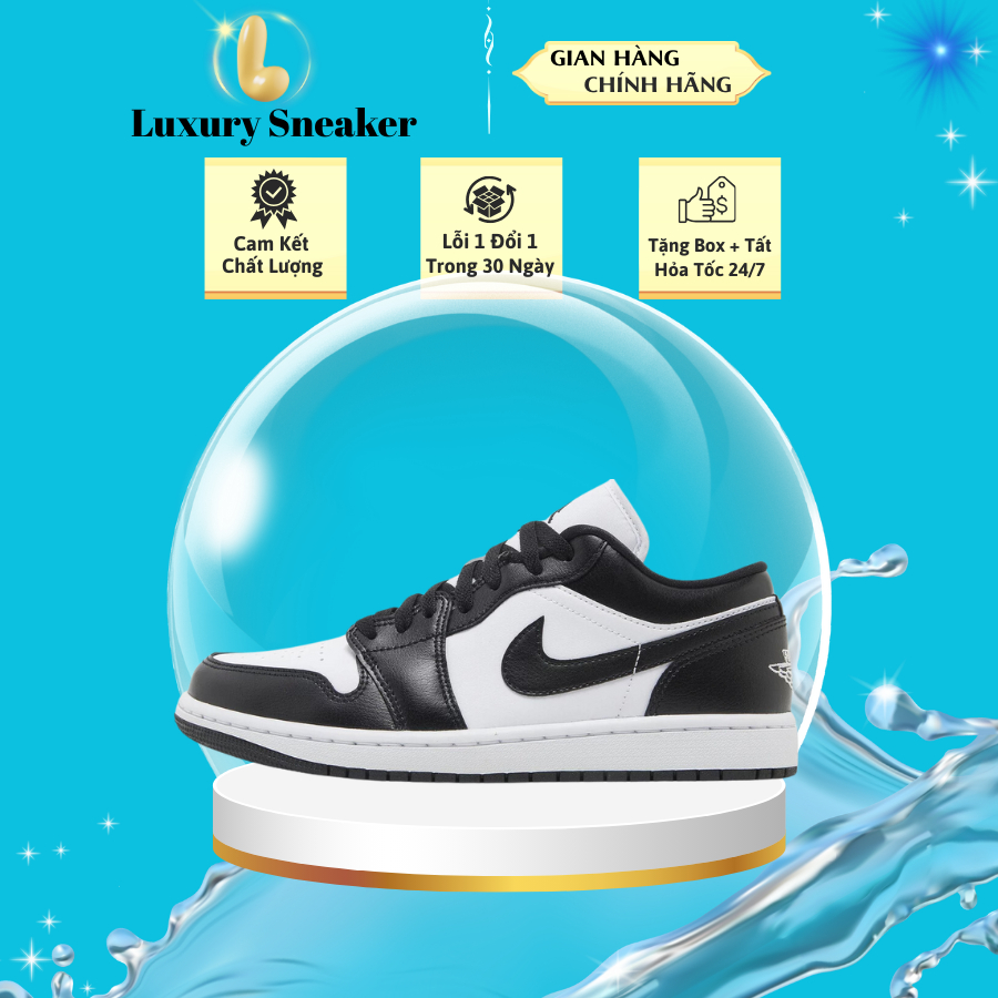 Giày JD1 Low Nam Nữ, Giày JD1 Panda V1 Nam Nữ bản Cao Cấp Full Box Bill