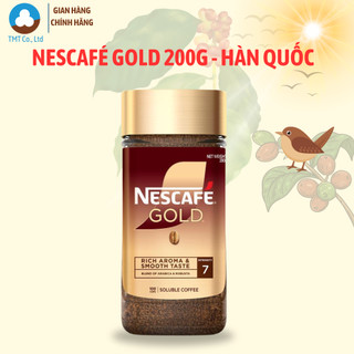  Cà phê hòa tan Nescafe Gold 200g - Nhập khẩu Hàn Quốc 