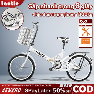  Xe đạp gấp 20 inch gọn nhẹ dễ dàng gấp gọn để trong xe phù hợp cho cả nam và nữ 