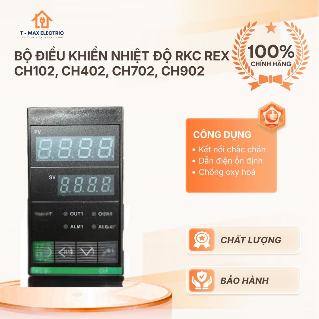 Bộ Điều Khiển Nhiệt Độ RKC REX CH102, CH402, CH702, CH902, Đồng Hồ Nhiệt Độ RKC