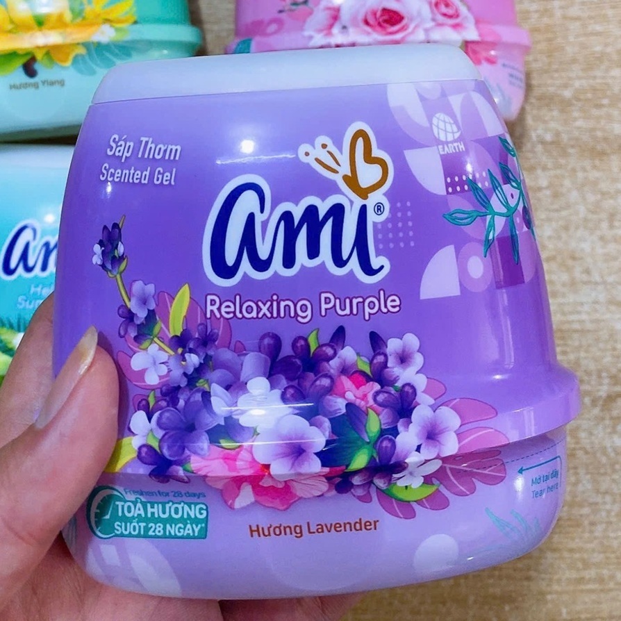 [Mẫu mới] Sáp thơm Ami hương Lavender thư giãn