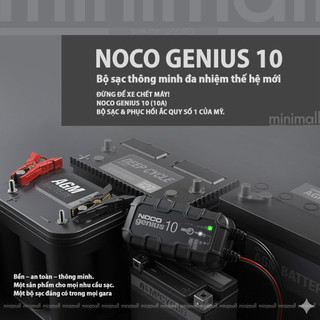 Bộ Sạc Ắc Quy NOCO Genius 10 (10A) - Giải pháp tối ưu từ Mỹ