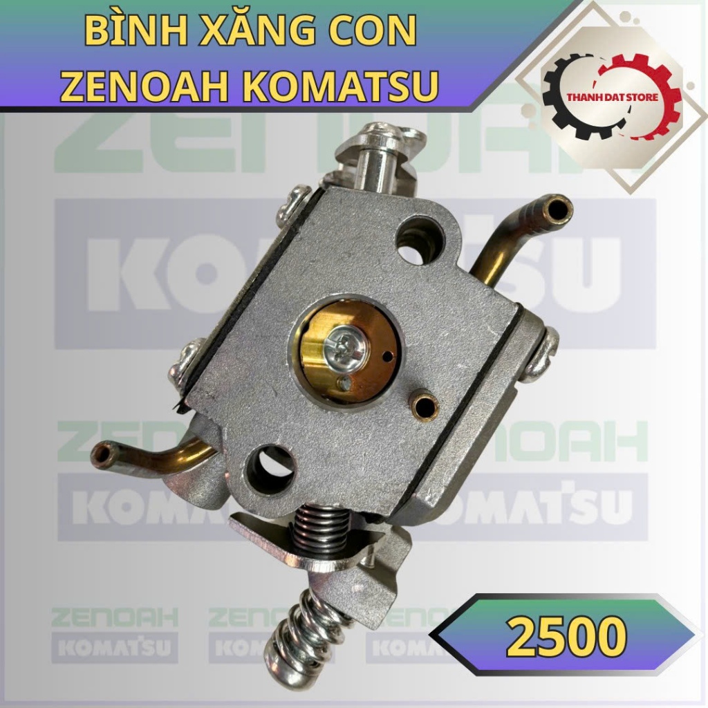 Bình Xăng Con Chế Hoà Khí Máy Cưa Xích ZENOAH KOMATSU 2500