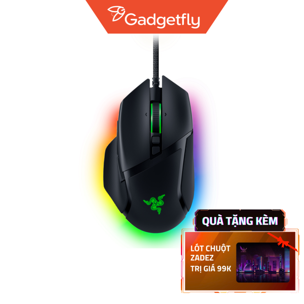 [NEW] Chuột Basilisk V3 35k | Kết nối dây SPEEDLEX | FOCUS PRO 35K DPI | Switch Gen - 3 | Lăn HYPESC