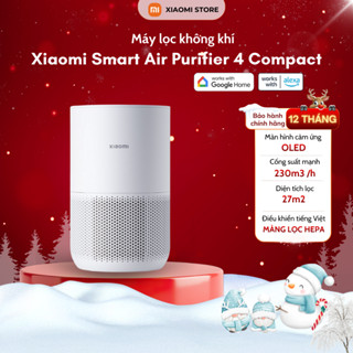  Máy Lọc Không Khí Xiaomi Mi Air Purifier 4 Compact Lọc Sạch Bụi Bẩn - Hàng Chính Hãng Bảo Hành 12 