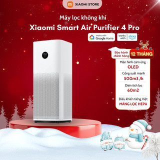  Máy Lọc Không Khí Xiaomi Smart Air Purifier 4 Pro ion lọc 35-60m2 - Chính hãng bảo hành 12 Tháng 