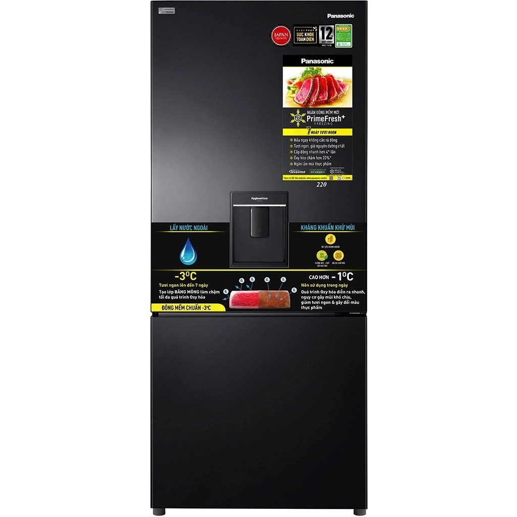 NR-BX421GPKV - Tủ lạnh Panasonic Inverter 377 lít NR-BX421GPKV - Hàng chính hãng