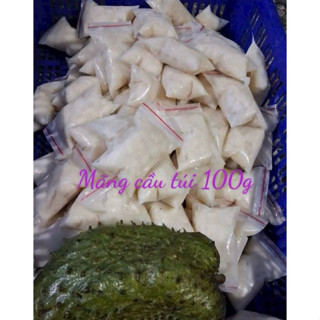 (Hoả Tốc HCM) Mãng Cầu Miền Tây Cấp Đông Định lượng túi 100 Gram