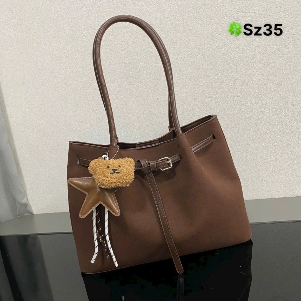 Túi công sở nữ da lộn cao cấp dung tích lớn, túi tote đeo một vai thời trang văn phòng Đăng Túi DK122